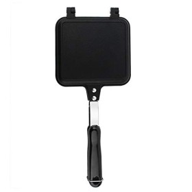 Holigie Machine à Sandwich au Feu de Camp en Fer à Tarte Double Face Antiadhésive Machine à Tarte de Montagne en Fonte pour l