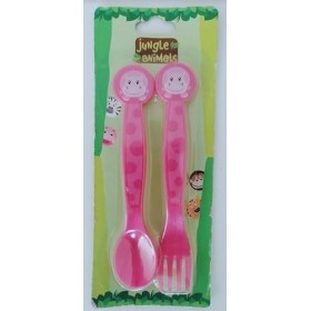 ALMACENESADAN, 5090 Lot de 2 couverts réutilisables, idéal pour le quotidien comme pour célébrer vos fêtes, sans BPA, couvert