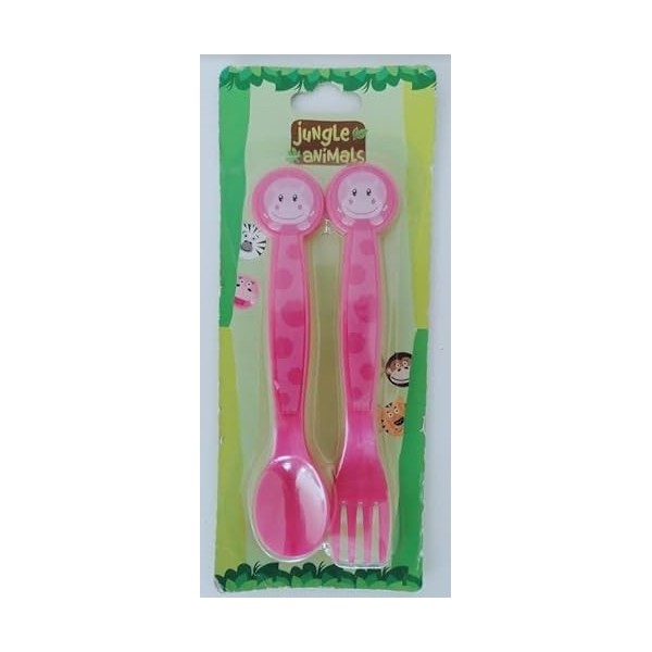 ALMACENESADAN, 5090 Lot de 2 couverts réutilisables, idéal pour le quotidien comme pour célébrer vos fêtes, sans BPA, couvert