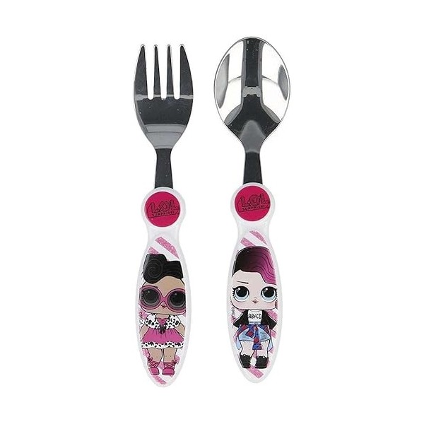 ALMACENESADAN, 5090 Lot de 2 couverts réutilisables, idéal pour le quotidien comme pour célébrer vos fêtes, sans BPA, couvert