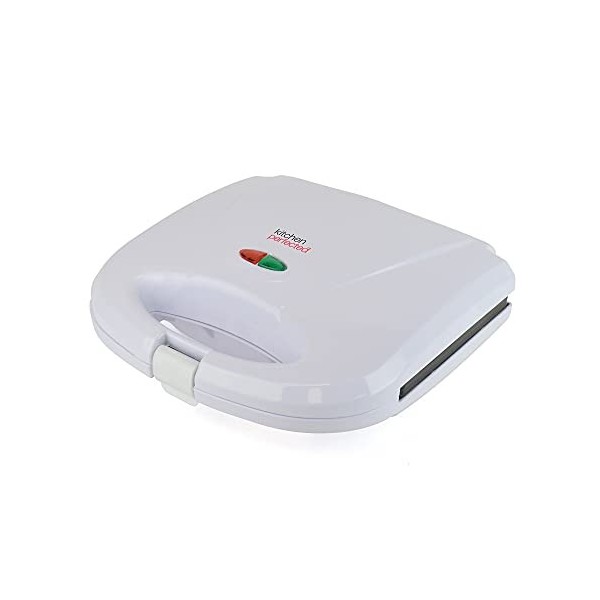 KitchenPerfected 2 Slice Sandwich & Omelette Maker White-E2605WH Sandwichs, Multicolore, Unique