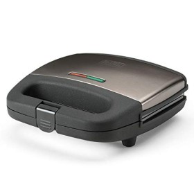 Black+Decker - Appareil à Sandwich 3 en 1 BXSA754E | 750W | Plaques Amovibles Sandwich, Grill, Gaufres | Technologie Easy Eje