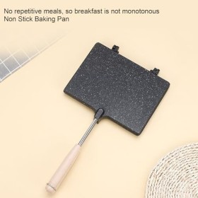 Presse à Panini, Grille-pain Antiadhésif Double Face à Gaz, Grille-pain de Camping en Aluminium, Grille-pain à Main pour la C