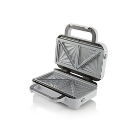 Breville Machine à sandwich DuraCeramic avec assiettes creuses | Machine à sandwich pour 2 tranches à température variable, b