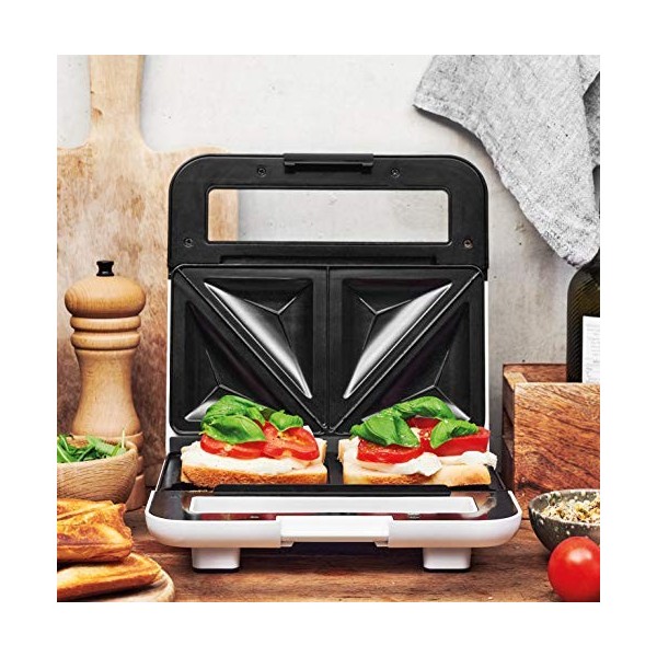 GASTROBACK 42443 Moulin à croque-monsieur à revêtement anti-adhésif Blanc