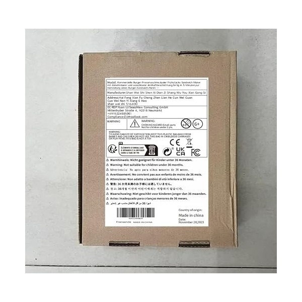 Presse à hamburger commerciale,machine à sandwich double petit-déjeuner avec revêtement antiadhésif amovible et lavable,compl