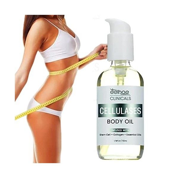 Huile Cellulite | Huile de massage remodelante pour le corps Belly Off | 1,76 Oz Corps Amincissant Crème Cellulite Huile Esse