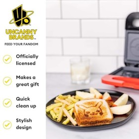 Uncanny Brands Appareil à croque-monsieur Pokémon