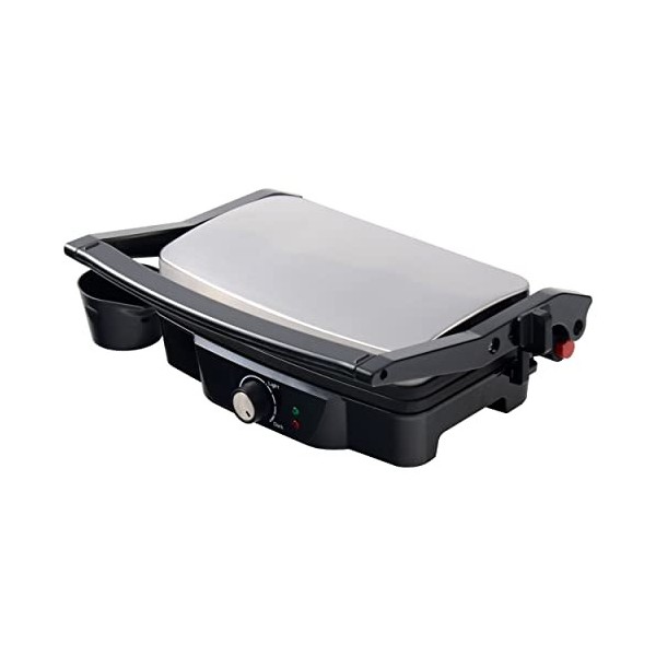 ARDES - Grill électrique professionnel 1500W pour sandwichs et piadine avec plaques antiadhésives Grand modèle de couleur noi