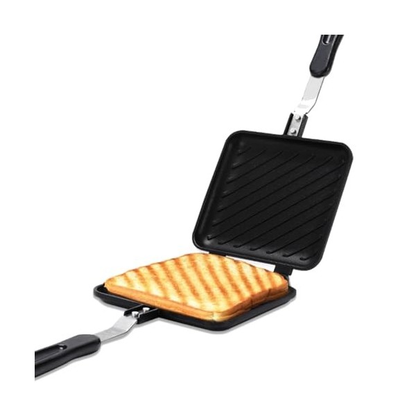 CHICIRIS Machine à Sandwich pour le Petit-déjeuner, Grille-pain à Sandwich Antiadhésif, Presse à Panini, Plaque de Cuisson Do