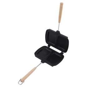 Machine à Panini à Frire Double Face, Procédé en Alliage DAluminium, Chauffé Uniformément, Faire Rapidement de Délicieux Rou