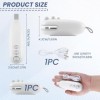 Mini scelleuse de sac, mini thermoscellant portable avec cutter, rechargeable pour la fraîcheur des aliments, stockage magnét