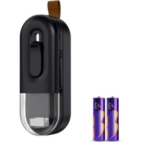 Ankilo Mini scellant pour sacs en plastique, 2 en 1, scellant à chaud portable pour sacs en plastique, sacs à frites, stockag