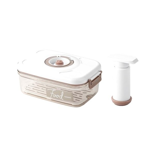 Ieron Pompe à Main pour récipient sous Vide, Accessoires pour économiser Les Aliments, Boussole temporelle, Pompe à air Manue