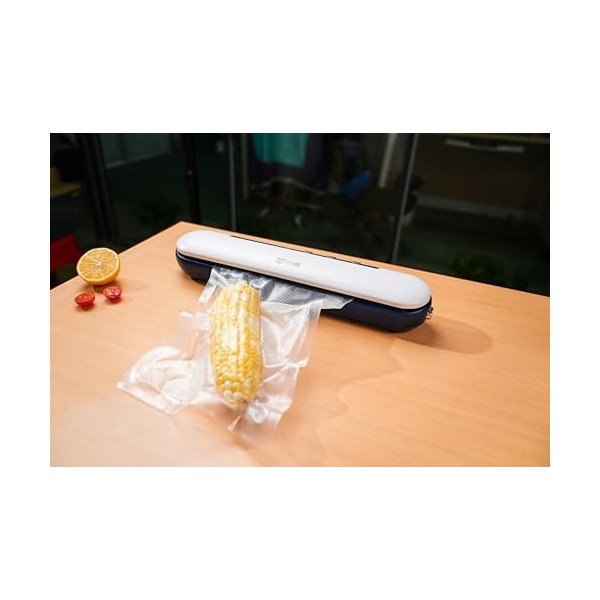 Peach Appareil de mise sous vide, sans fil, pour garder les aliments naturellement frais, plus de déchets alimentaires, avec 