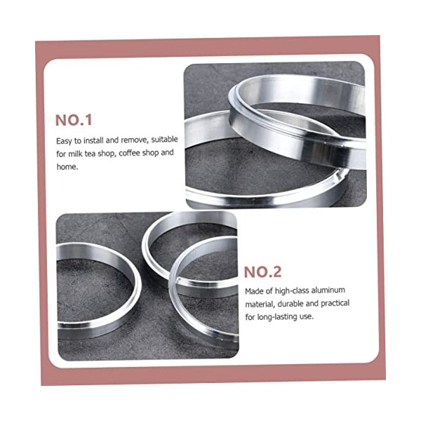 OUNONA Lot de 2 bagues détanchéité pour machine à sceller les bagues en aluminium pour machine à laver ou à sceller les tass