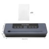 Ruspela Machine à emballer sous vide 6 en 1, fonction Food Saver, scellant sous vide avec cutter intégré pour aliments humide
