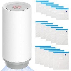Machine à emballer sous vide avec 15 sacs sous vide, appareil de mise sous vide pour aliments, appareil de mise sous vide, US