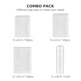 Bonsenkitchen VS3017 Machine à emballer sous vide pour aliments secs et humides