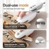 tlidfgeo Mini scellant de sac, 2 en 1, mini scellant à chaud avec cutter, scellant de sac, scellant de sac rechargeable, scel