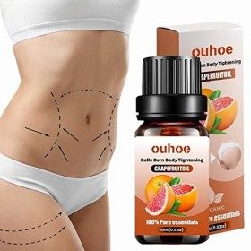 Gouttes de pamplemousse - Hydratant à lhuile essentielle délimination de la cellulite pour le lifting de la peau -, Huile d