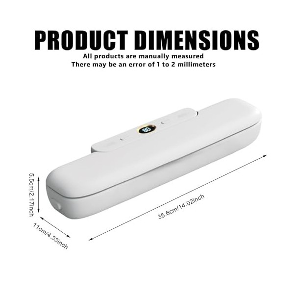 Appareil de mise sous vide 4 en 1 - Appareil de mise sous vide - Avec 10 sacs de mise sous vide - Pour aliments - Mode de con