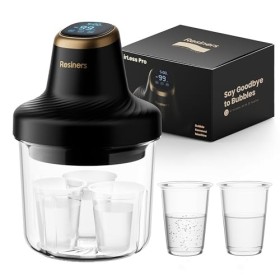 Resiners Machine à éliminer les bulles de résine,Airless Pro,3 minutes pour éliminer 99.99% des bulles,chambre à vide -99kPa,