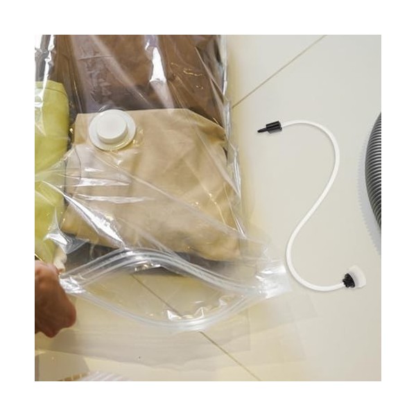 CLISPEED Tube scellant sous vide : accessoires 2 pièces pour machine demballage sous vide Tuyau accessoire pour scelleuse so