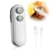 SPORWAY Mini Scelleur Sac Plastique: Portable Scelleuse pour Sacs Scelleur 2 en 1 avec Cutter, Mini Ferme-Poche Rechargeable 