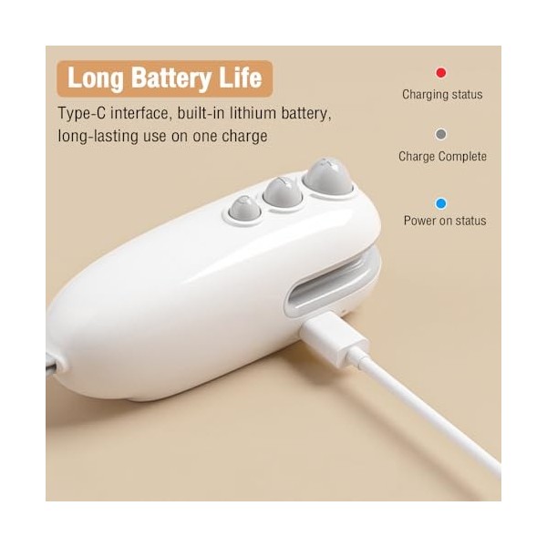 Mini scelleuse de sacs rechargeable avec cutter, scellant thermique portable et cutter 2 en 1 pour collations, frites et stoc