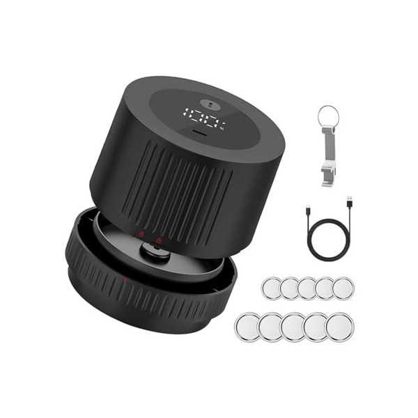 Hsthe Sea Scelleuse sous Vide électrique entièrement Automatique avec ouvre-Bocal et Couvercle pour bocaux Mason à Bouche Lar