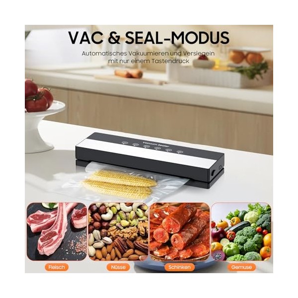 Machine Sous Vide Alimentaire 5 en 1 machine sous vide Cuisine et la Conservation - 30 Y Compris Sacs et pour Aliments, Viand