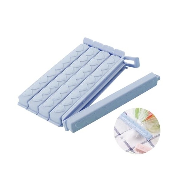 IMIKEYA Lot de 5 clips détanchéité pour sac à goûter