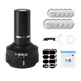OWYELO Machine Sous Vide pour Aliments, Scelleur Sous Vide pour Mason Jar, Kit de Scellage Sous Vide pour Bocaux avec 10 Couv