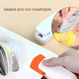 2 PièCes Mini Scelleuses De Sacs, Scelleuses De Sacs Portables, Scelleuses De Sacs à Chips Portables Pour Sacs En Plastique, 