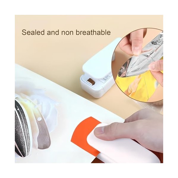 2 PièCes Mini Scelleuses De Sacs, Scelleuses De Sacs Portables, Scelleuses De Sacs à Chips Portables Pour Sacs En Plastique,