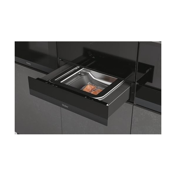 Haier Série 6 HWO15NVD6XB1 / Tiroir de mise sous vide encastrable/Niche 14 cm / 3 niveaux de puissance