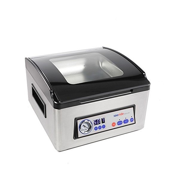 SousVideTools [SVT-03100] iVide Appareil de Mise sous Vide pour Emballage et Conservation d’Aliments Secs et Humides avec Cha