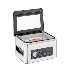 CASO VacuChef 50 1416 Machine à emballer sous vide en acier inoxydable, 70 l/min, 4 volumes de chambre, double soudure 2 mm 