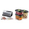 FoodSaver machine sous vide automatisé et professionnel avec compartiment de rangement & Boîtes alimentaires FoodSaver de con