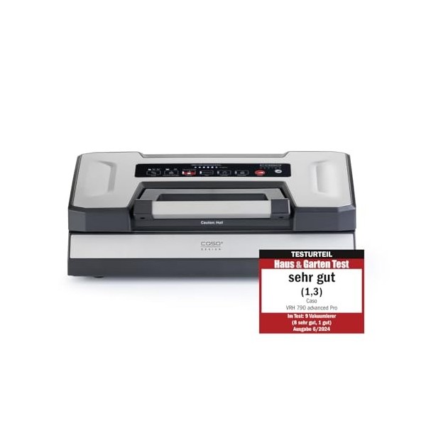 CASO VRH 790 advanced Pro - Machine sous vide - jusquà 200 mises sous vide non-stop, avec fonction brevetée CASOTEK Liquid, 