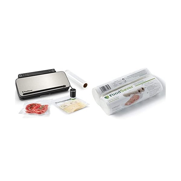 Machine sous vide + rouleaux 20cm x 6,7m