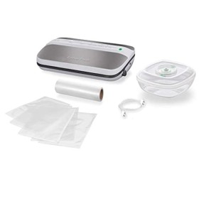 MACOM Forever Fresh VAC 6090 Machine sous vide automatique pour aliments avec porte-rouleau et pot de marinage