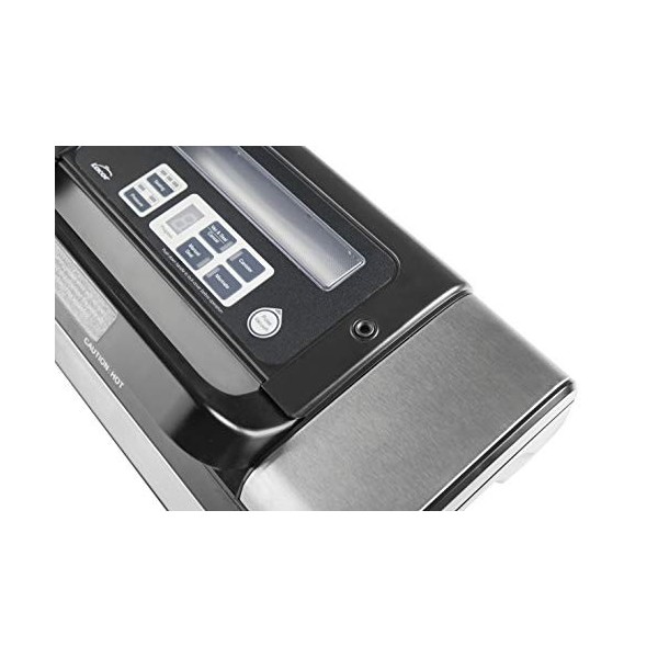 Lacor 69353 69353-Machine à vide Efficient Professionnel, sans BPA, 130 W, acier inoxydable, Argent Métallique