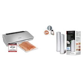 CASO GourmetVAC 380 – Machine à emballer sous vide – Double soudure – Force de vide et temps de soudage réglables – Avec 10 s