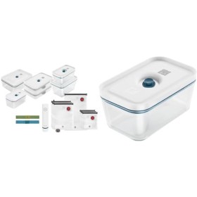 ZWILLING Kit de démarrage de Mise sous Vide Fresh & Save, en Verre, 16 unités, La Mer & Fresh & Save Boîte de Conservation so