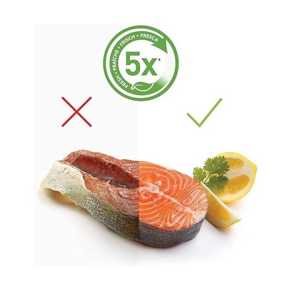 FoodSaver FFS005X Machine sous Vide avec Compartiment de Rangement pour Rouleau et Cutter, Fonction Pulse pour Aliments Fragi