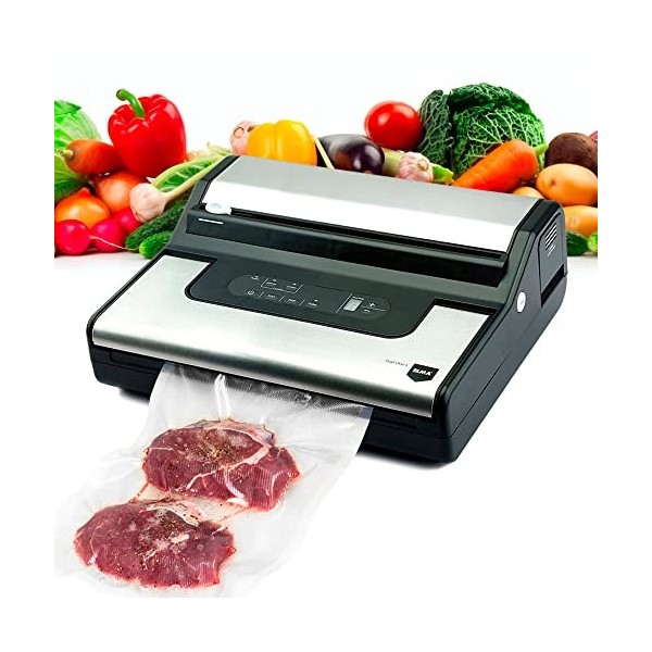 ELMA Machine Sous Vide Domestique Digit One S, avec Cutter Incorporé, Sacs et Tube de Raccordement pour Récipients Sous Vide
