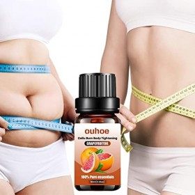 Huile de Pamplemousse Naturelle, Huile essentielle délimination de la cellulite hydratante pour la peau, Huile de pamplemous