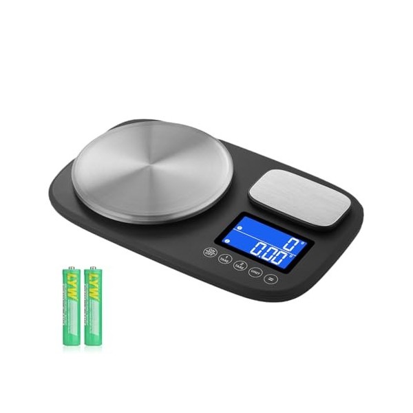 Lhdfyqt Balance de Cuisine, Balance de Precision 0.01g, Balance de Cuisine Numérique Double Plateforme, Balance de Cuisine Pr